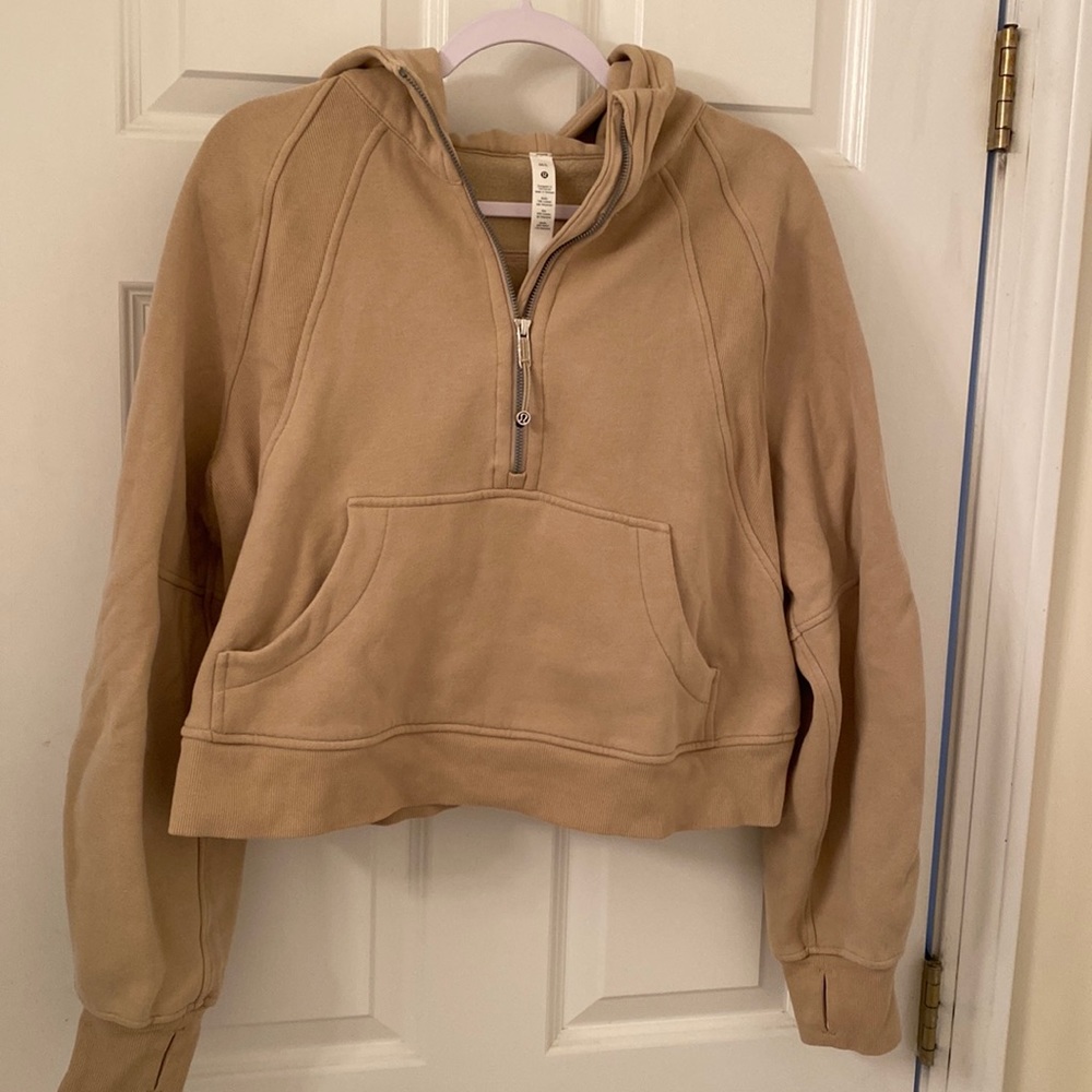 Lululemon Scuba Oversized Half-Zip Hoodie - In the color Trench
